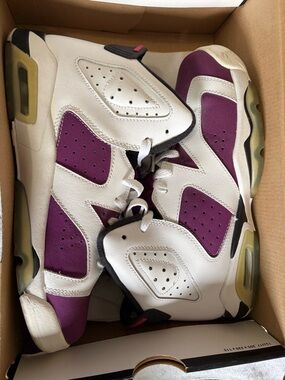 💜 Air Jordan 6 Retro GG “Grape” | Like Gently Used in Box | Size 7Y / 8.5W